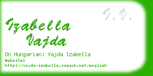 izabella vajda business card